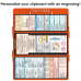 WhiteCoat Clipboard® Trifold - Orange Medical Edition